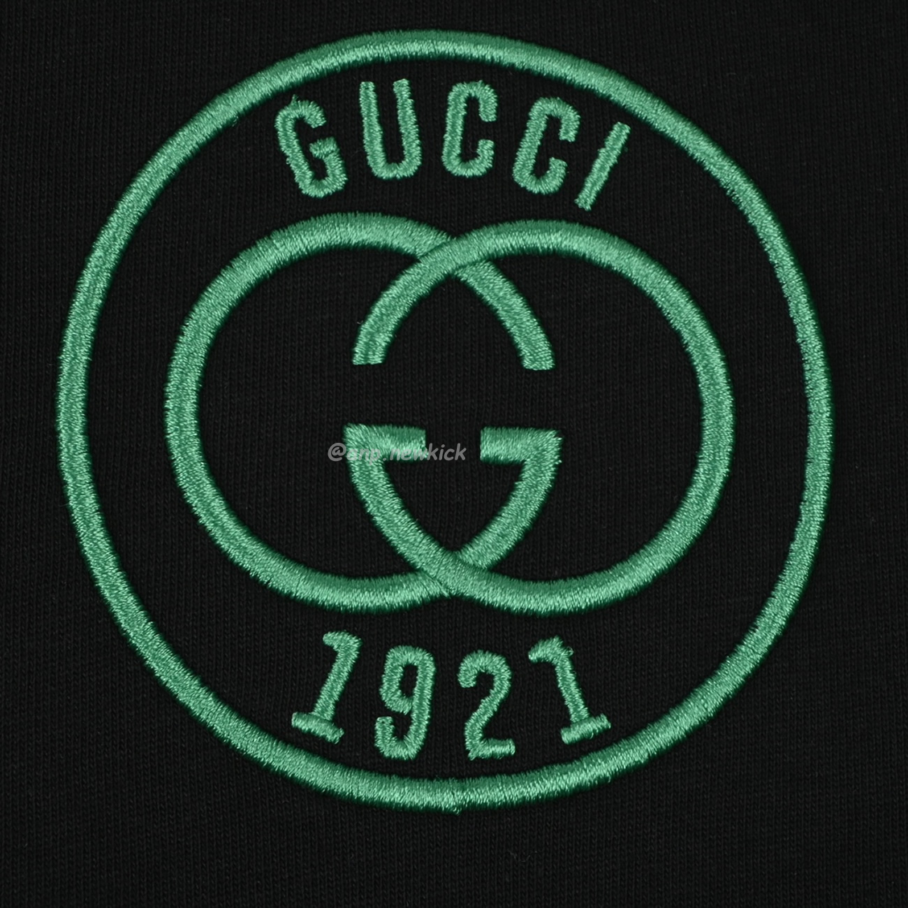 Gucci Color Blocking Logo Letter Embroidered Pattern Short Sleeved T Shirt (6) - newkick.vip